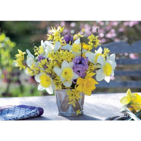 Kalendarz ścienny Kwiaty ozdobne rodzinny 2026 280mm x 200mm Lucrum (WL02)