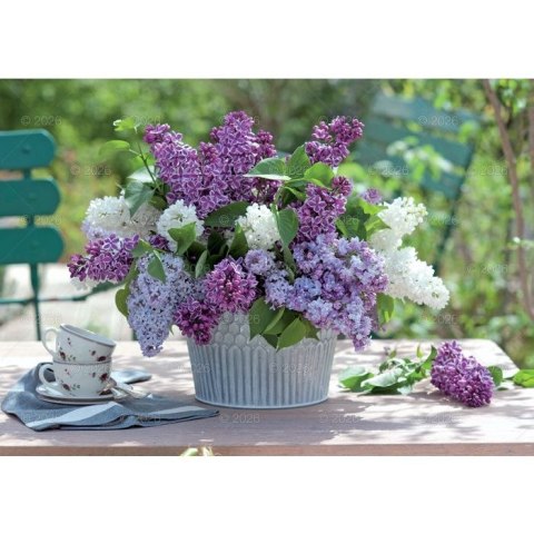 Kalendarz ścienny Kwiaty ozdobne rodzinny 2026 280mm x 200mm Lucrum (WL02)