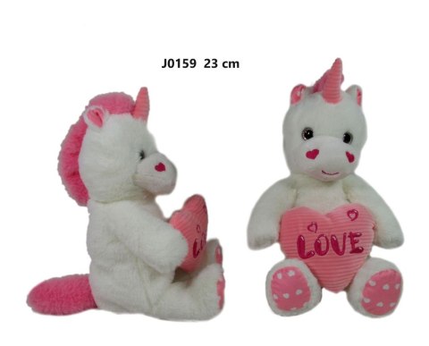 Pluszak jednorożec z sercem [mm:] 230 Sun-Day (164919)
