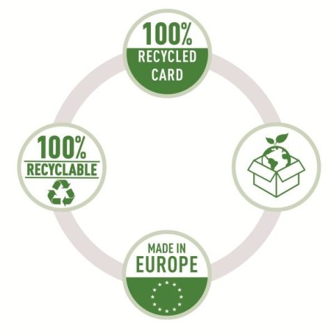 Pudło archiwizacyjne Home rozm. M płaskie białe karton [mm:] 265x360x 100 Esselte (628284)