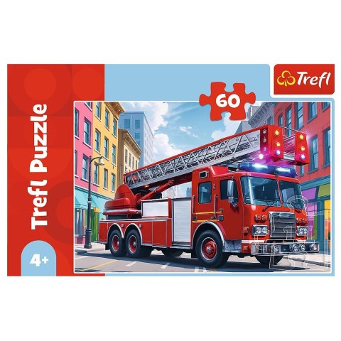 Puzzle Wóz strażacki 60 el. Trefl (17405)