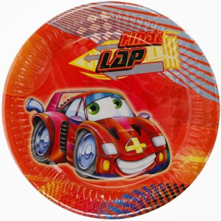 Talerz jednorazowy 18 cm papier śr. 180mm Pol-mak