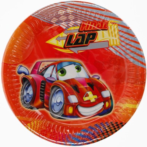 Talerz jednorazowy 18 cm papier śr. 180mm Pol-mak