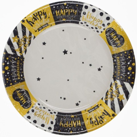 Talerz jednorazowy 18 cm papier śr. 180mm Pol-mak
