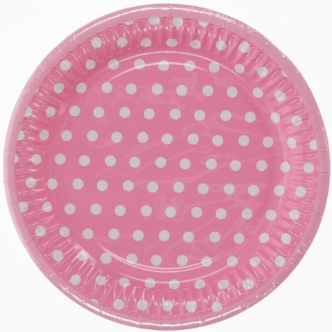 Talerz jednorazowy 18 cm papier śr. 180mm Pol-mak