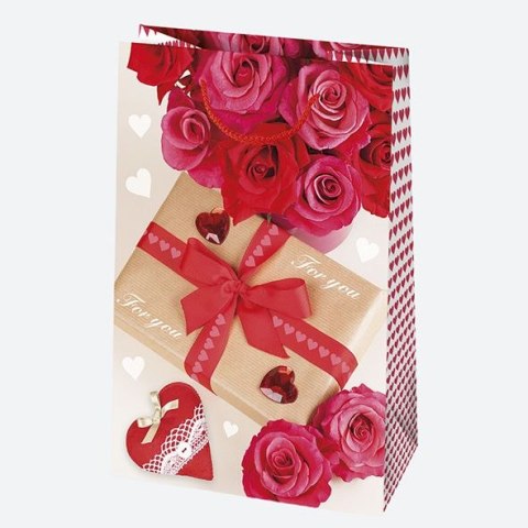 Torebka ozdobna Pol-Mak mix wzorów 160x240x70 (T3)