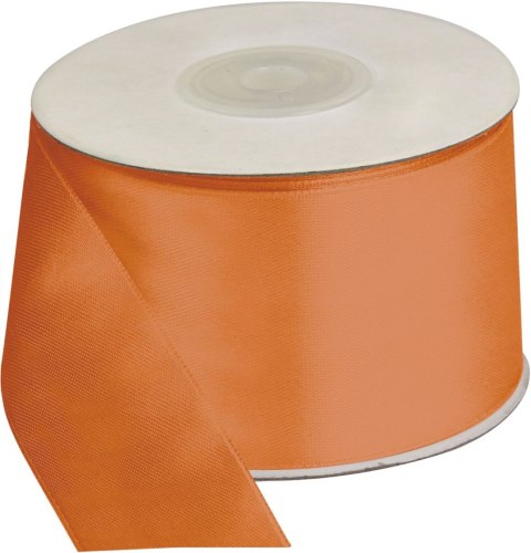 Wstążka Craft-Fun Series satynowa 50x25 [mm x m] pomarańczowy Titanum (S50-005)