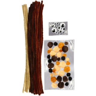 Zestaw dekoracyjny Titanum Craft-Fun Series tonacja brązowa (16072A)