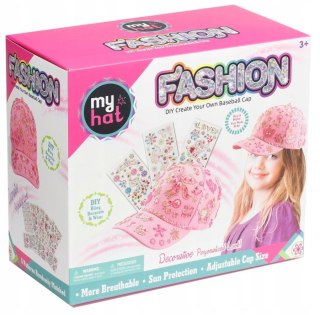 Zestaw kreatywny dla dzieci różowa czapka do dekorowania Dromader (130-1355121)