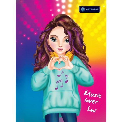 Zeszyt trzy linie kolor A5 16k. linia Astrapap (102022010)