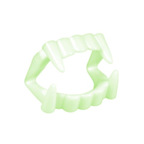 Akcesoria do kostiumów fluorescencyjna szczęka wampira Halloween Arpex (K0523)