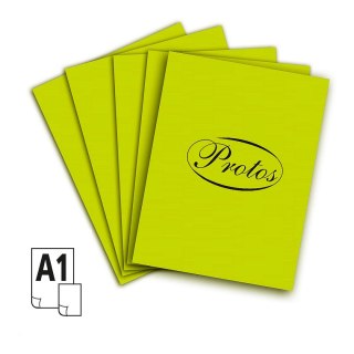 Brystol kolor zielony limonka a1 A1 limonkowy 20k Protos (1031)