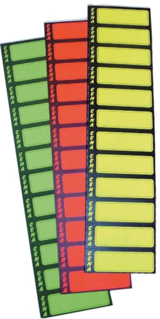 Etykieta do oznaczania cenowe mix Zbimar