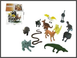 Figurka Zwierzęta dzikie Australia 6-8cm 12sztuk Hipo (HHZ18)