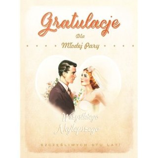 Kartka składana ślub [mm:] 145x195 Art Nuvo