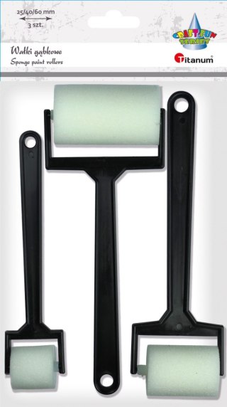 Pędzel Craft-Fun Series wałki gąbkowe Titanum (22CH0827-5)