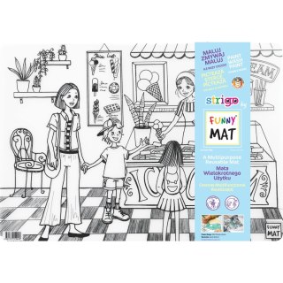 Podkład na biurko FUNNY MAT TRANSPARENT LODZIARNIA sfu1062 polipropylen PP [mm:] 335x480 Strigo (8681379310628)
