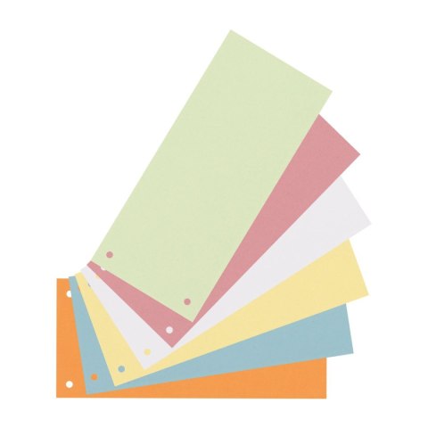 Przekładka czysta 1/3 A4 niebieska 180g 100k Oxford (100205025)