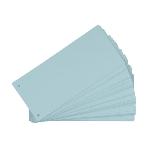 Przekładka czysta 1/3 A4 niebieska 180g 100k Oxford (100205025)