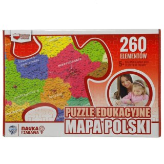 Puzzle edukacyjne mapa polski Zachem