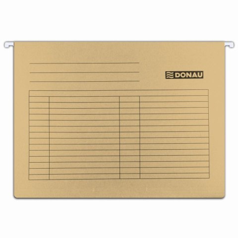 Teczka zawieszkowa A4 brązowy karton 230g Donau (7410905-02)