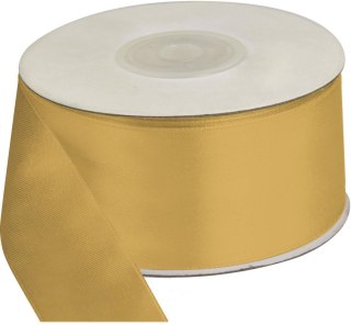 Wstążka Craft-Fun Series satynowa 38x25 [mm x m] złoty jasny Titanum (TS38-019J)
