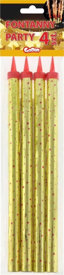 Fontanna tortowa 25 cm, 4 sztuki Godan (FT25/4)