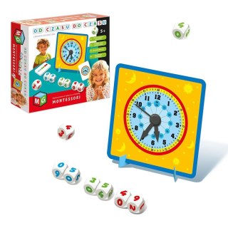 Gra edukacyjna MONTESSORI OD CZASU DO CZASU - NAUKA CZASU Multigra