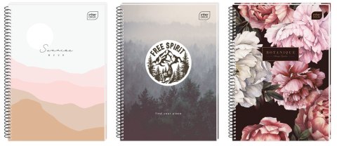 Kołozeszyt (kołonotatnik) A4 120k. 70g krata Interdruk (KOŁOZA4120M)