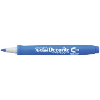 Marker permanentny decorite wkład niebieski 1,0mm pędzelek końcówka Artline (AR-033 1 2)