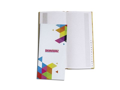 Skorowidz OPRAWA INTROLIGATORSKA 2/3 A4 72k. krata Warta (1824-221-018)