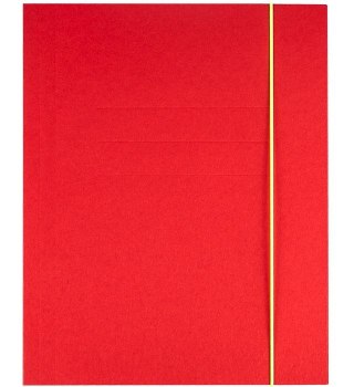 Teczka kartonowa na gumkę A4 czerwony 350g Kreativ (120-1982)