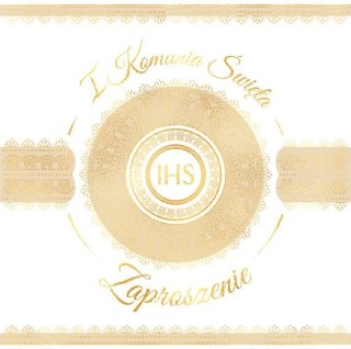 Zaproszenie KW Komunia HOSTIA Henry (5905701485444)