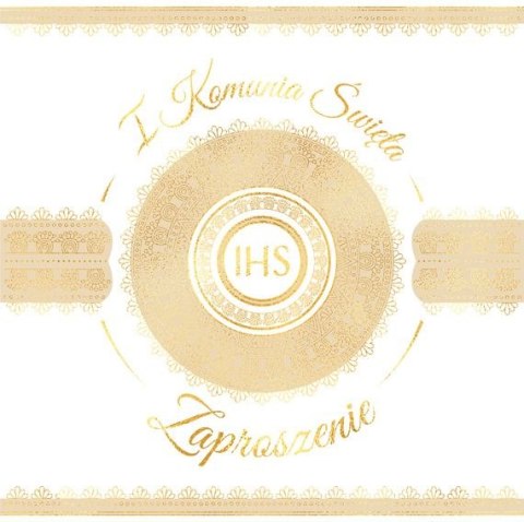 Zaproszenie KW Komunia HOSTIA Henry (5905701485444)