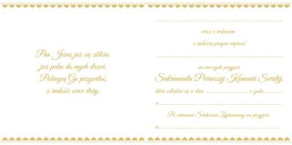 Zaproszenie KW Komunia HOSTIA Henry (5905701485444)