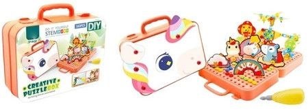 Zestaw kreatywny dla dzieci 3d do skręcania jednorożec Norimpex (NO-2000829)