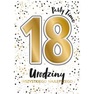 Kartka składana Karnet A5 18 GLAMOUR WHITE A5 Henry (5905701485741)