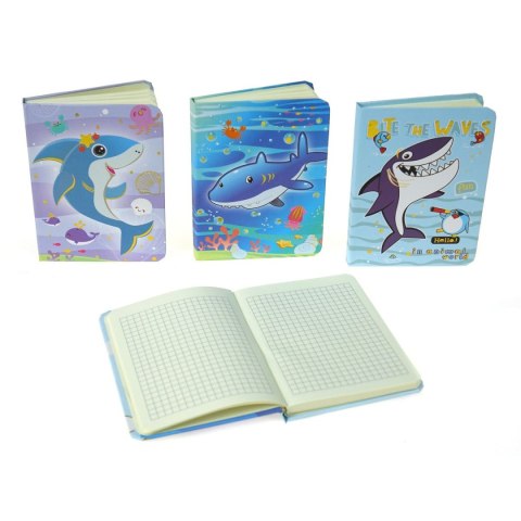 Notes (notatnik) rekin mix wzorów krata [mm:] 145x105 Adar (576216)