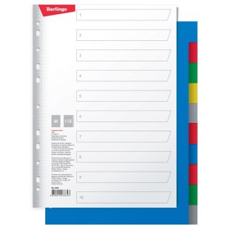 Przekładka numeryczna A4 10k Berlingo (4620011433343)