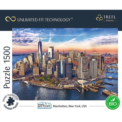 Puzzle UFT Manhattan, New York, USA 1500 el. Trefl (26189)
