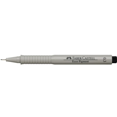 Cienkopis kreślarski Ecco Pigment wkład czarny 0,3mm 1kol. Faber Castell (FC166399)