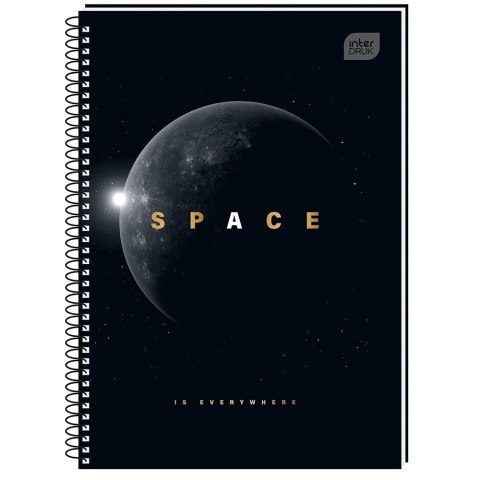 Kołozeszyt (kołonotatnik) A4 160k. 70g krata Interdruk (KOŁOZA4160M)