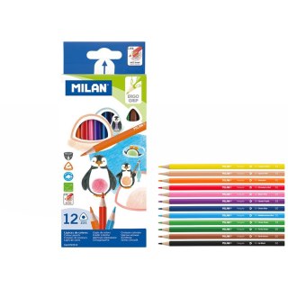 Kredki ołówkowe 12 kol. Milan (722312)