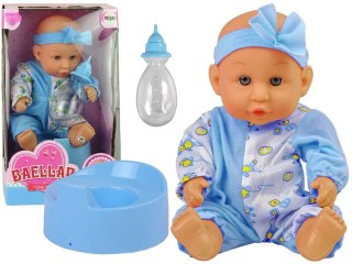 Lalka Bobas Niebieska Nocnik Siusia Pije Kokardka [mm:] 240 Lean (10069)