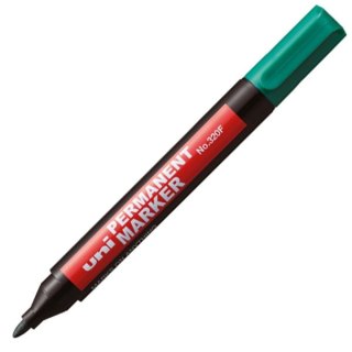 Marker permanentny wkład zielony 1,0-3,0mm okrągła końcówka Uni (NO-320F)