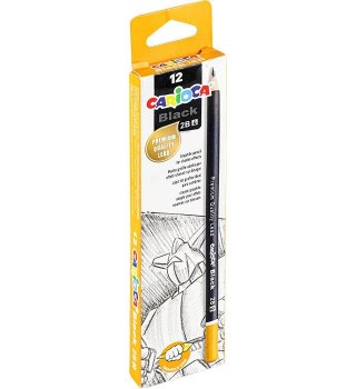 Ołówek czarny 2B Carioca (160-2321)