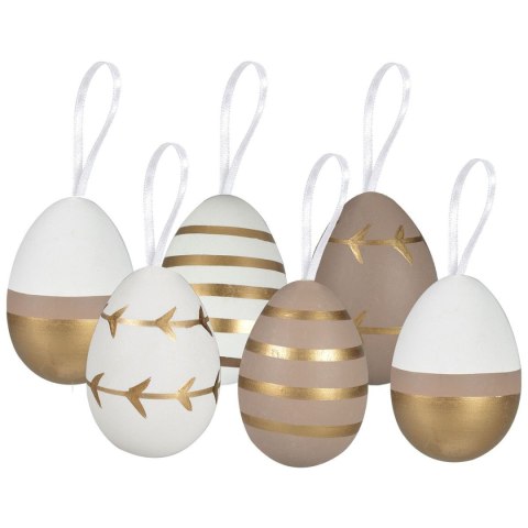 Ozdoba wielkanocna Pisanki glamour (6 szt.) Arpex (YP7613)
