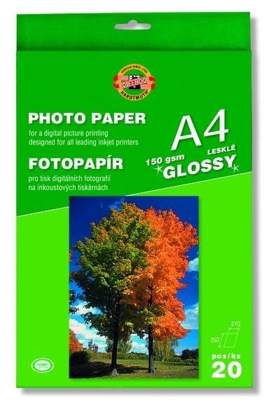 Papier foto Gloss A4 150g Koh-I-Noor