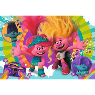 Puzzle Universal Trolls 3 Wesoły dzień Trolli 24 el. Trefl (41017)