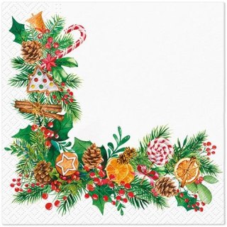 Serwetki Lunch mix bibuła [mm:] 330x330 Paw (SDL238000)